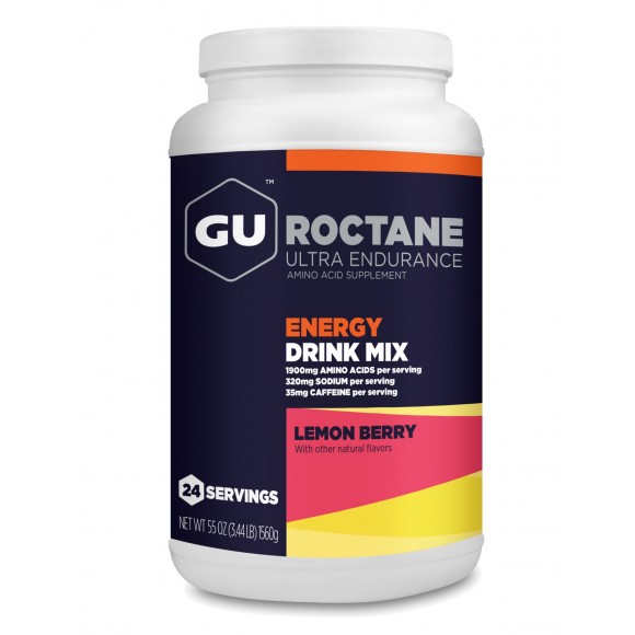 Вуглеводний напій GU Roctane, Lemon Berry (з кофеїном) - 24 порції Вуглеводний напій GU Roctane, Lemon Berry (з кофеїном) - 24 порції